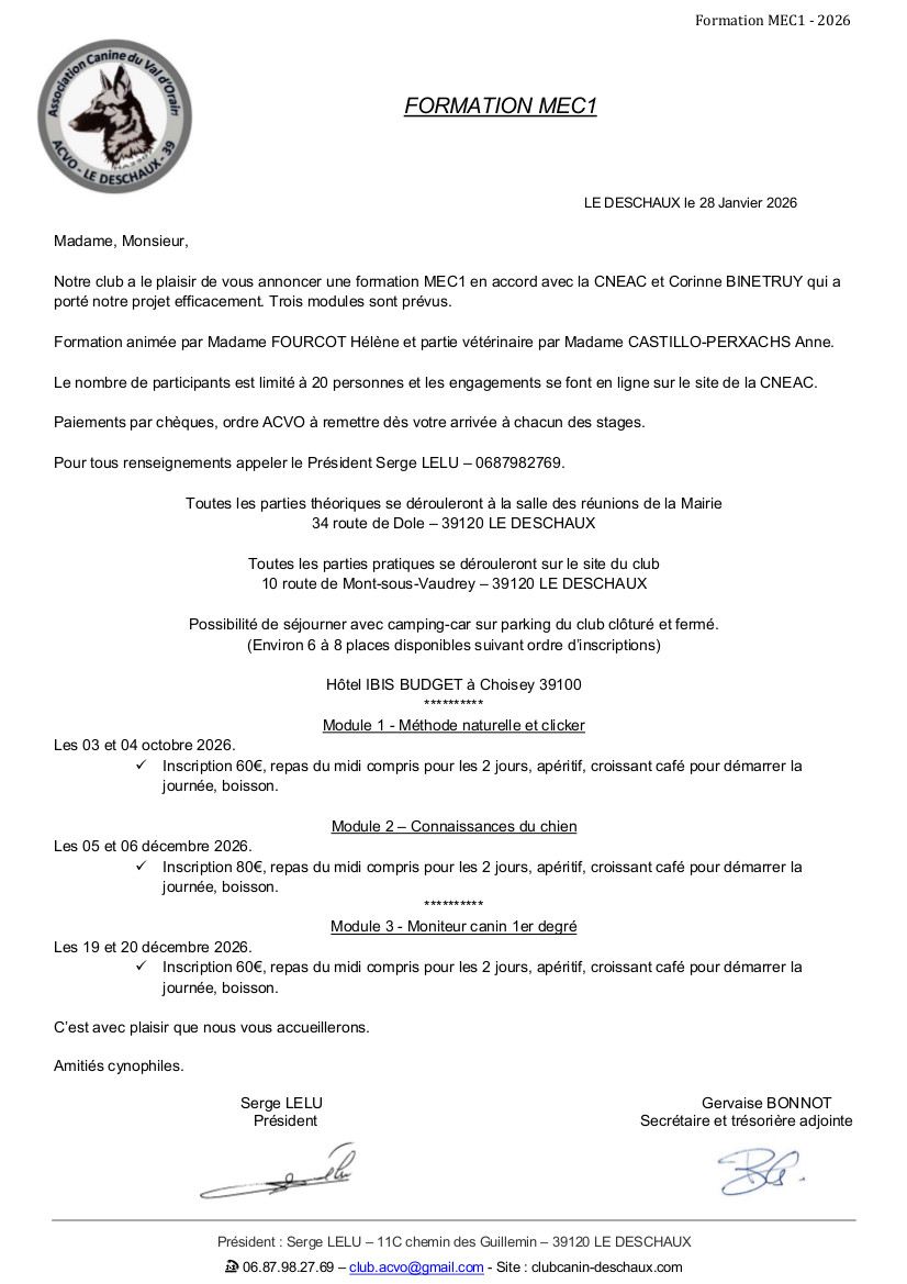 2026 FormationMEC1